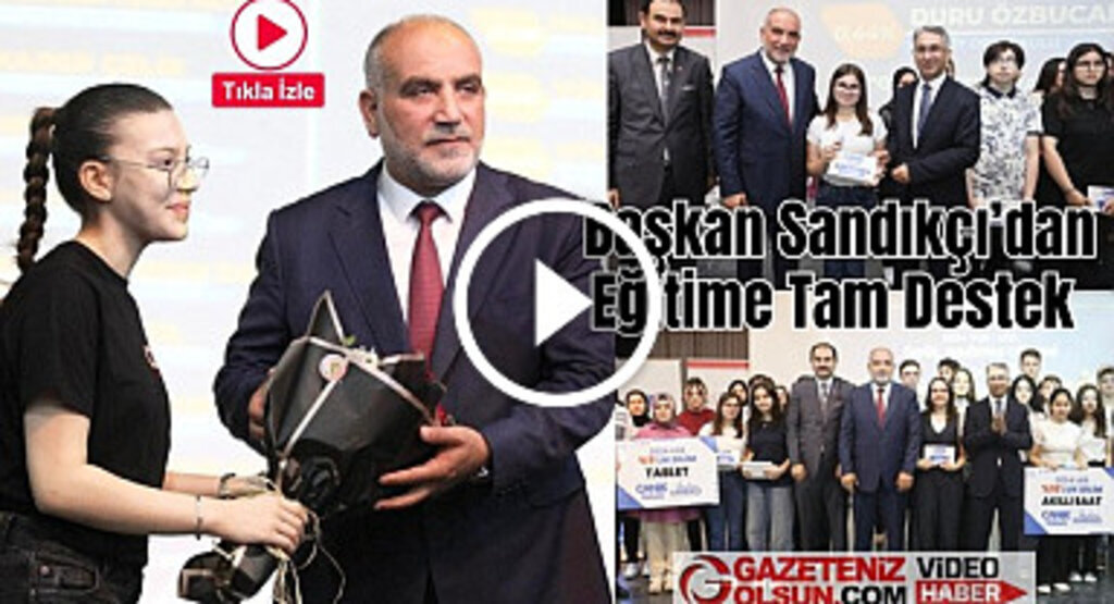 Canik Belediyesi'nden YKS ve LGS'de derece elde eden öğrencilere ödül