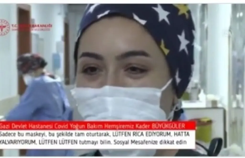 Kader hemşire: Nefes alıyorsanız Şükredin, Başka insanların nefesine sebep olmayın!