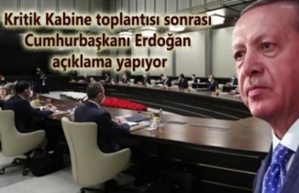 Kabine toplantısı sonrası Cumhurbaşkanı Erdoğan açıklama yapıyor - Canlı Yayın