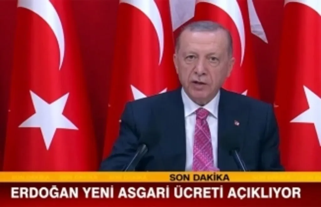 Yeni asgari ücreti Cumhurbaşkanı Recep Tayyip Erdoğan açıklıyor - Canlı Yayın