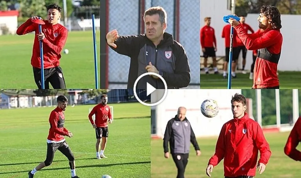 Samsunspor Boluspor maçının hazırlıklarını sürdürüyor