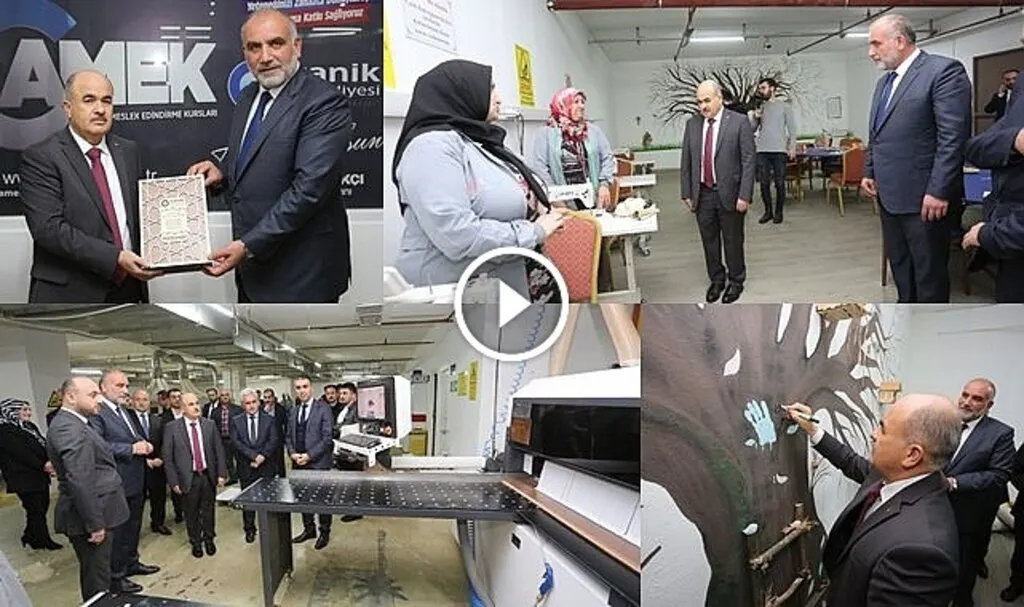 Vali Dağlı CAMEK'te incelemelerde bulundu