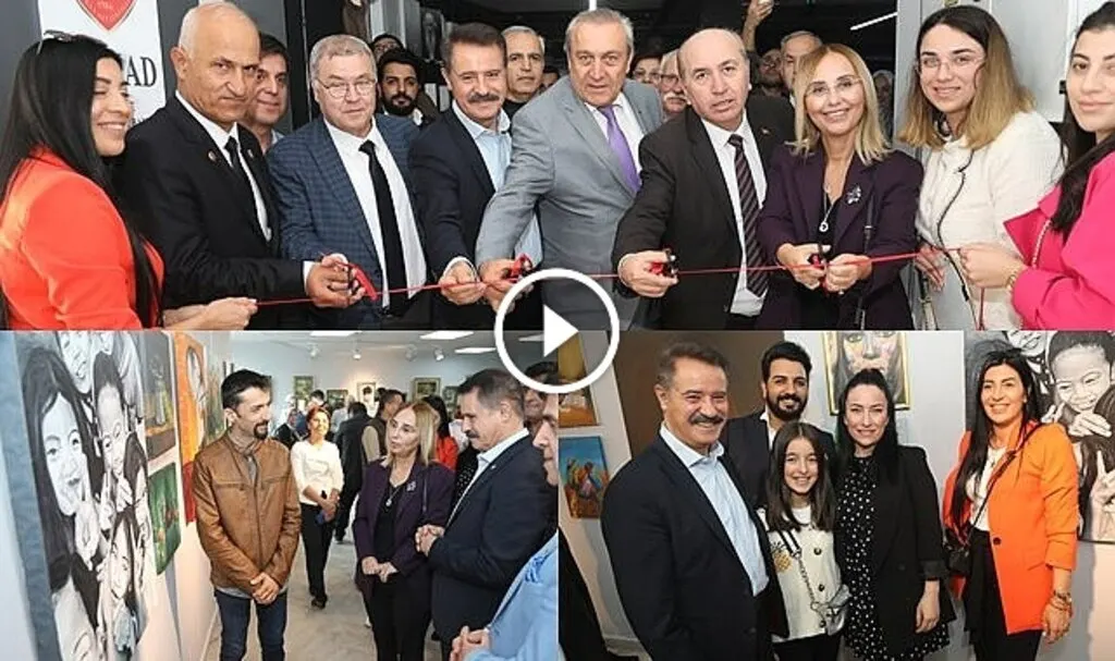 Atakum'da şehit ailelerine ve lösemili çocuklara destek sergisi