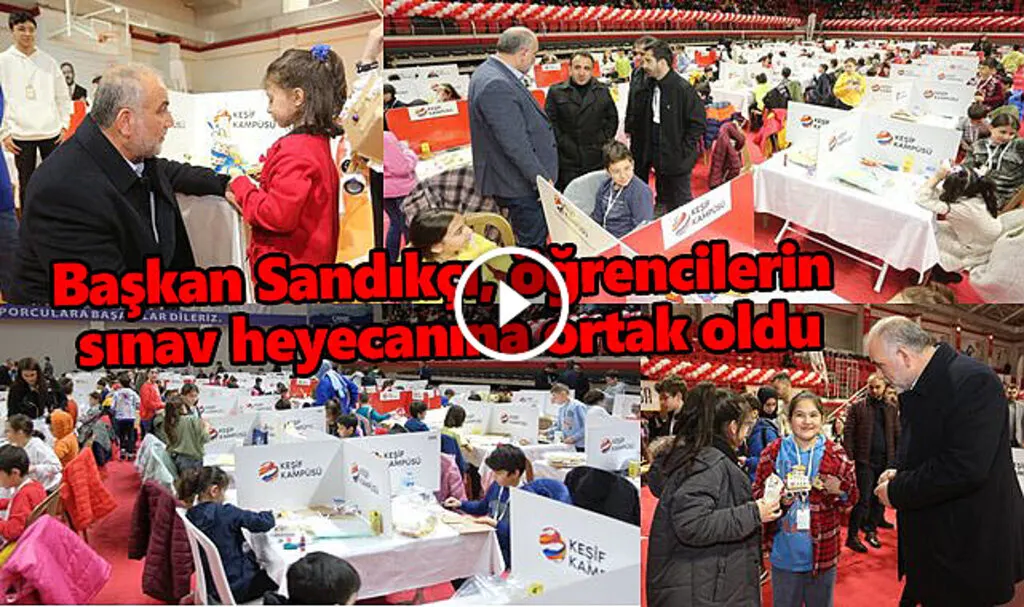 Canik Özdemir Bayraktar Keşif Kampüsü'nde Uygulama Sınavı heyecanı