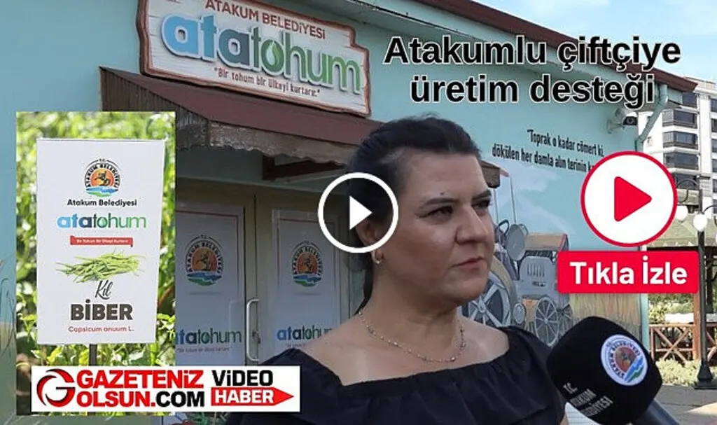 Atakum Belediyesi'nden çiftçiye üretim desteği