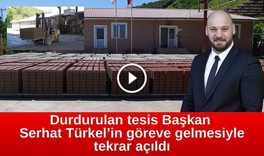 Atakum Belediyesi Taş ve Parke Tesisi artan kapasitesiyle hizmette