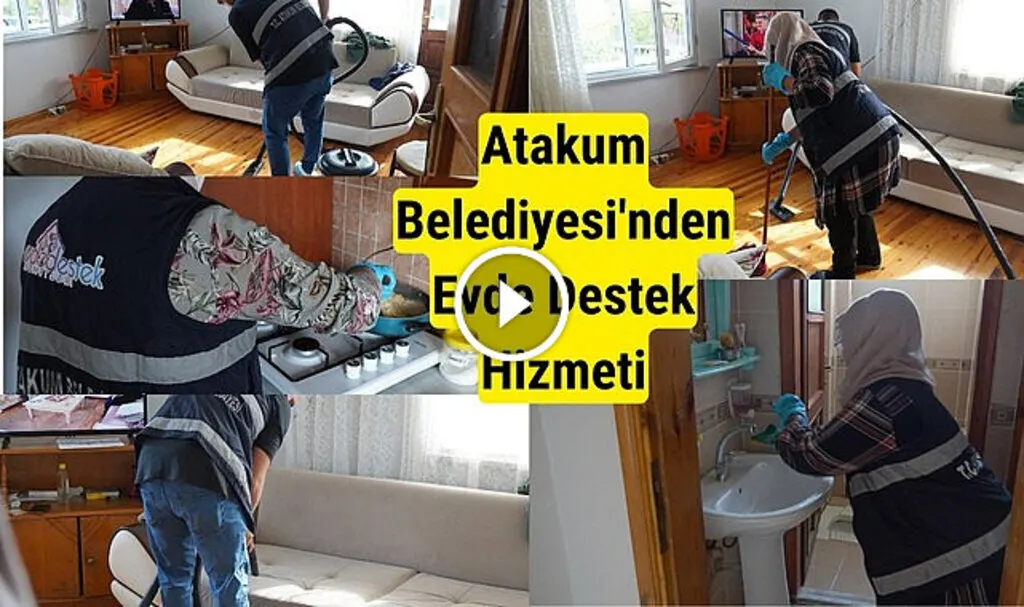 Atakum Belediyesi'nden Evde Destek Hizmeti