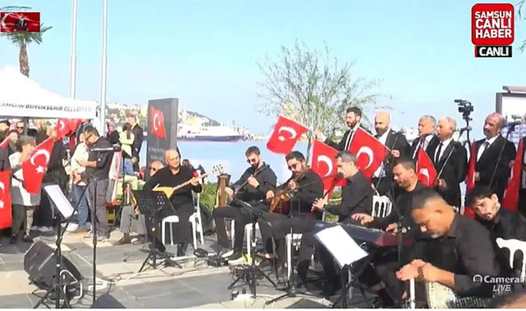 Samsun Canlı Yayın 29 Ekim Cumhuriyet Bayramı kutlaması