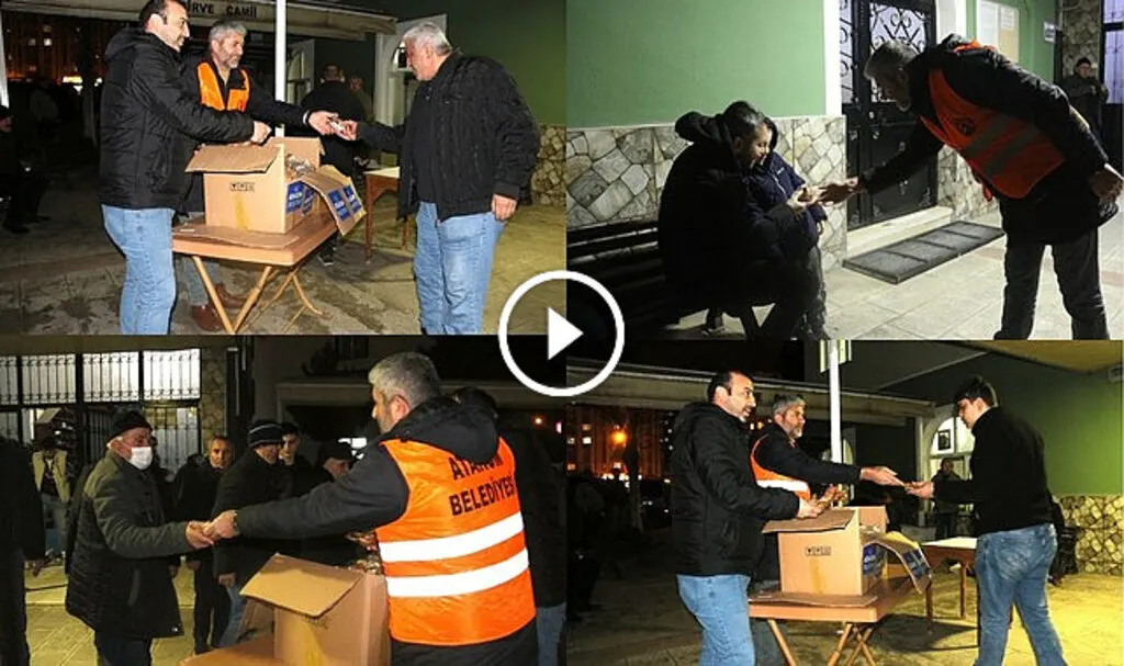Atakum Belediyesinden kandil simidi ikramı