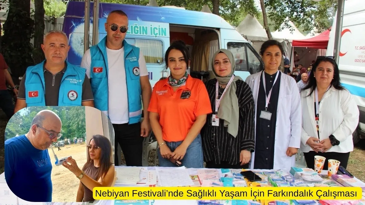 19 Mayıs Toplum Sağlığı Merkezi'nden Nebiyan Festivali’nde sağlıklı yaşam farkındalığı