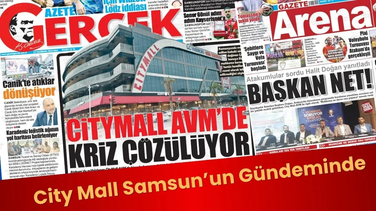 Atakum City Mall AVM ne zaman açılacak? Başkan Doğan ve Çelik'ten açıklamalar