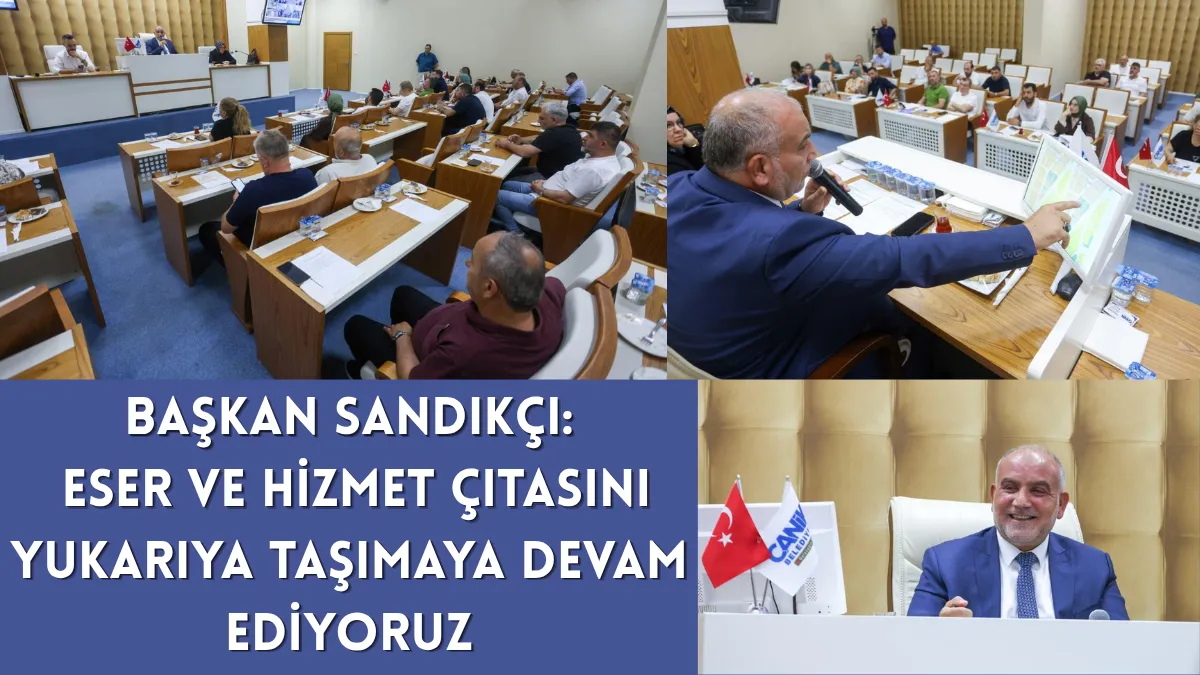 Başkan Sandıkçı: Eser ve hizmet çıtasını yukarıya taşımaya devam ediyoruz