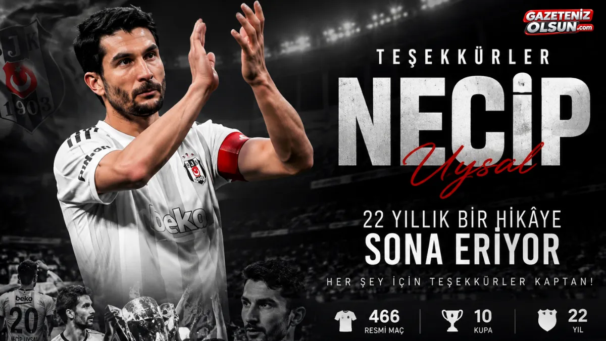 Beşiktaş’ta bir devrin sonu! Necip Uysal futbola veda ediyor