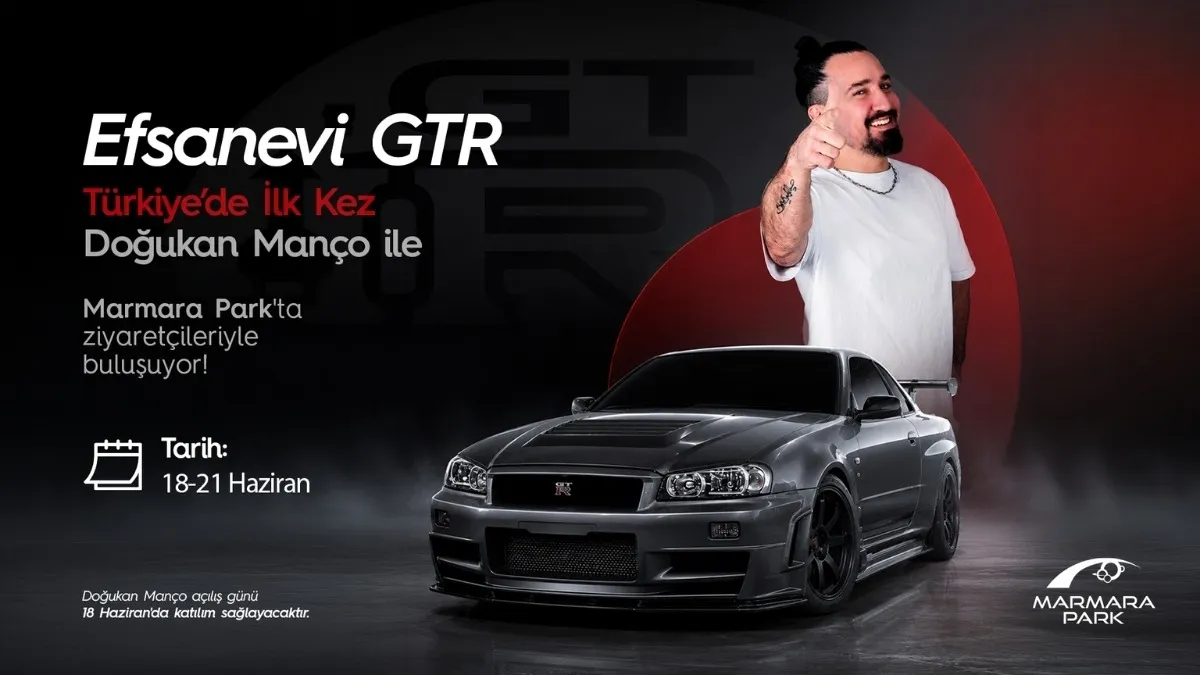 Doğukan Manço’nun Nissan GTR R34 Projesi Marmara Park AVM’de Görücüye Çıkıyor