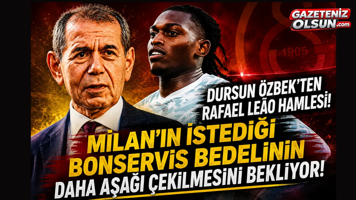 Galatasaray'dan Rafael Leão için pazarlık! Dursun Özbek indirim bekliyor