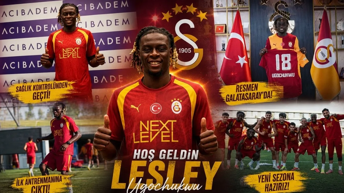 Galatasaray'ın Yeni Transferi Lesley Ugochukwu İlk antrenmanına çıktı, Lesley Ugochukwu kimdir?