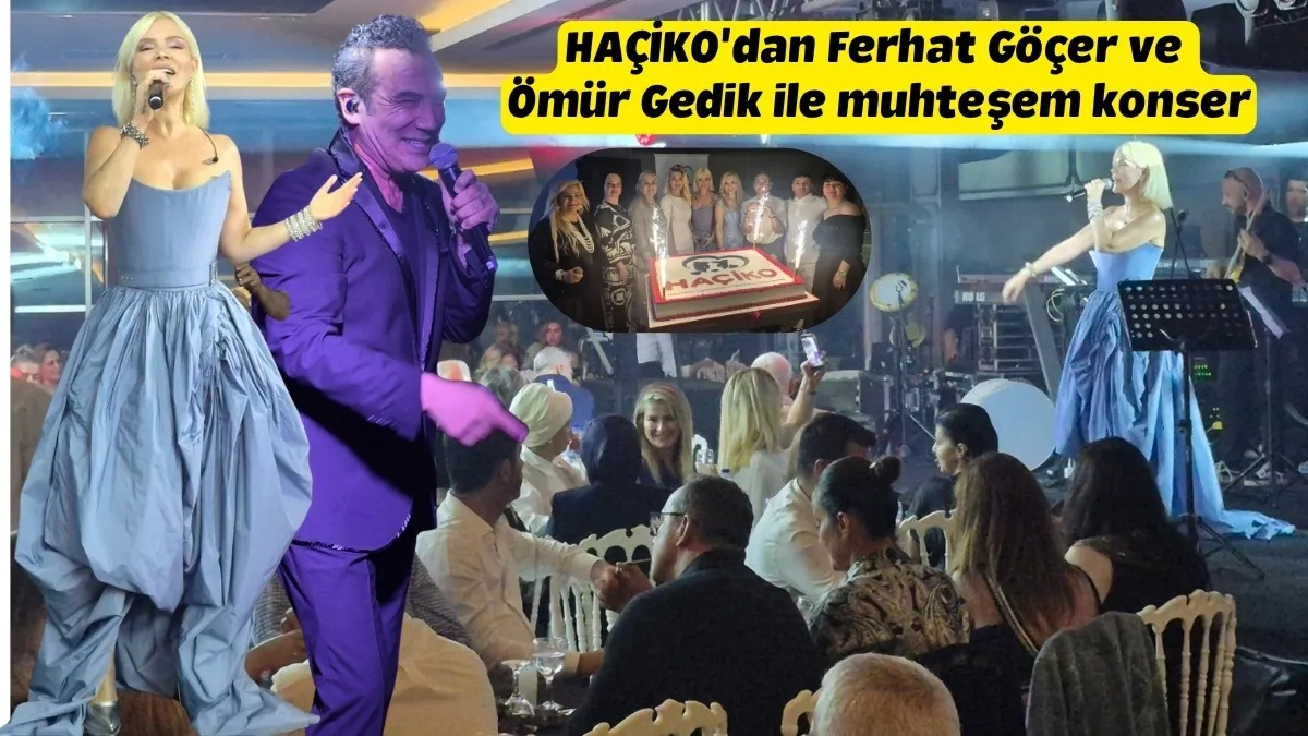 HAÇİKO'dan Ferhat Göçer ve Ömür Gedik ile muhteşem konser