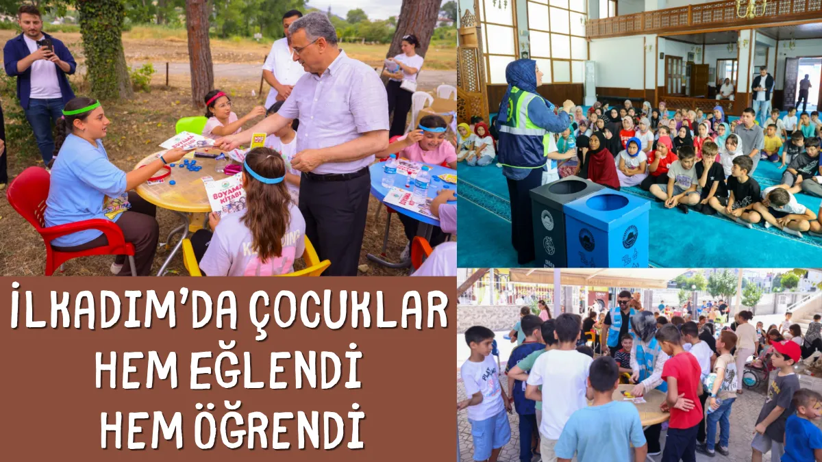 İlkadım’da Çocuklar Hem Eğlendi Hem Öğrendi