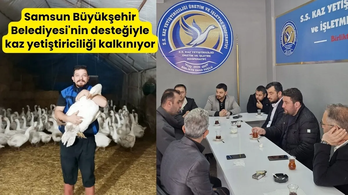 Kaz yetiştiriciliğinde bölgesel kalkınma hedefini Burak Şahinkaya açıkladı!