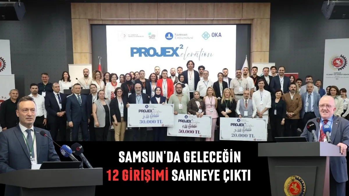 Samsun'da Geleceğin 12 Girişimi Sahneye Çıktı