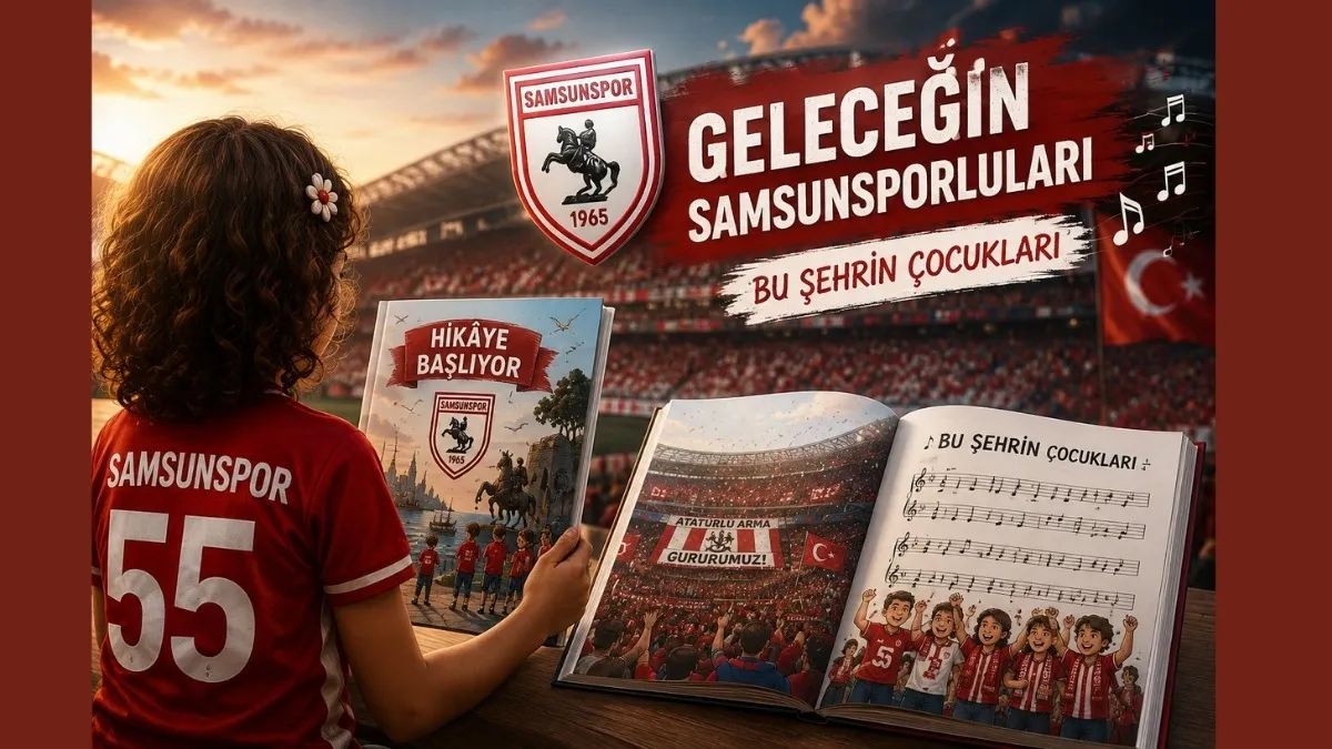 Samsunsporlu taraftardan örnek proje! Çocuklara Samsunspor sevgisini aşılayacak çalışma