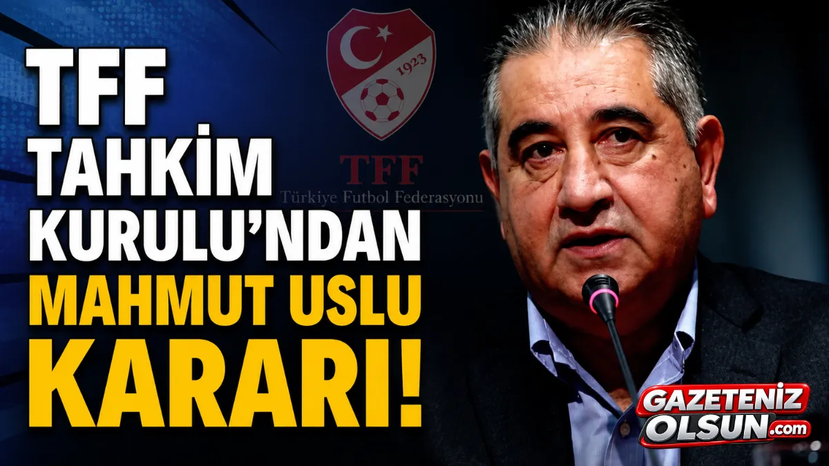 TFF Tahkim Kurulu’ndan Mahmut Uslu Kararı! 2.5 Milyon TL’lik Ceza Kaldırıldı