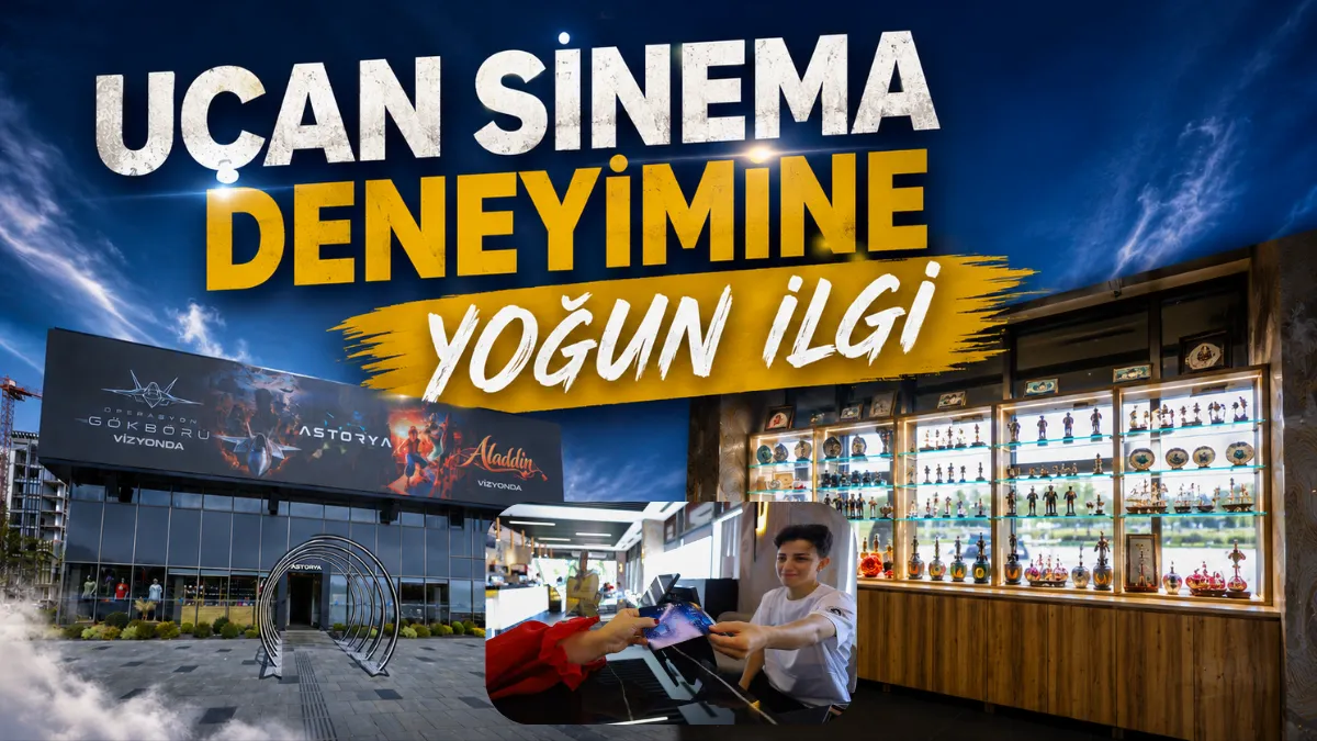 Uçan sinema deneyimine yoğun ilgi