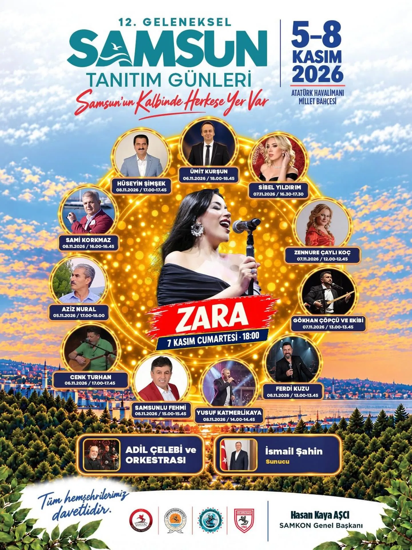 SAMKON’dan Sedat Şahin’e Samsun Tanıtım Günleri Davetiyesi - Fotoğraf 1