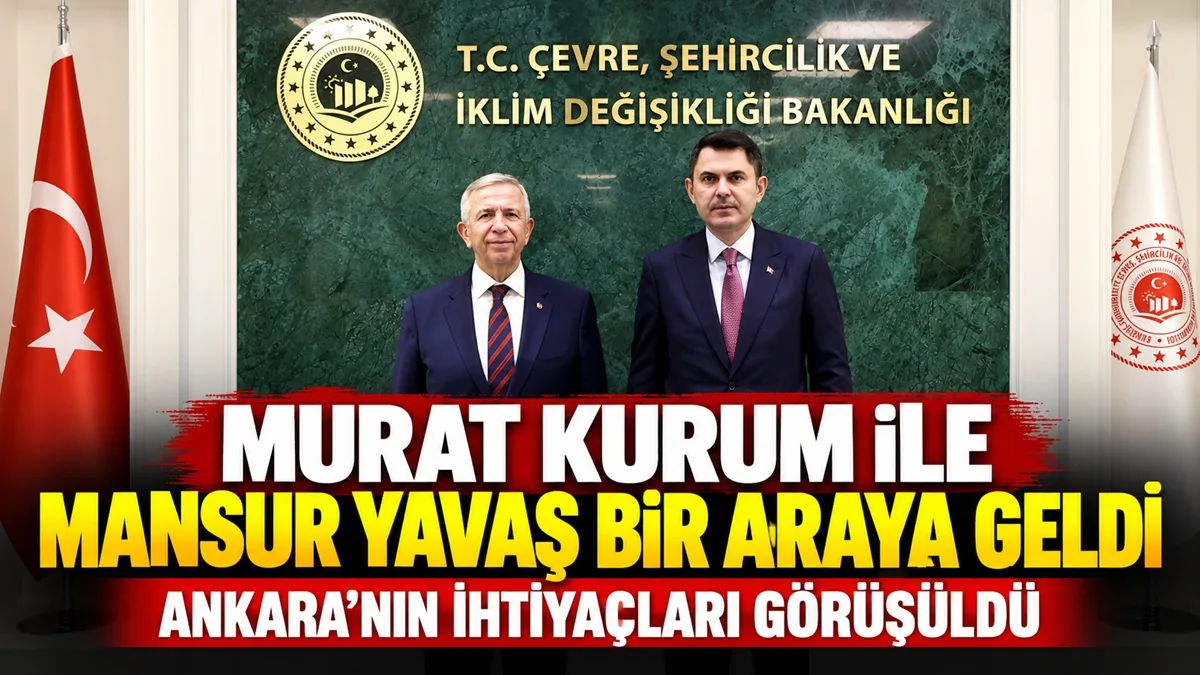 Mansur Yavaş Murat Kurum'u neden ziyaret etti! Mansur Yavaş’tan Görüşmeye İlişkin Açıklama