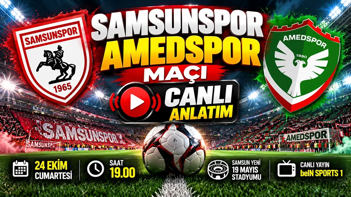 Samsunspor 1-0 Önde, Sousa Kırmızı Kartla Oyun Dışında!