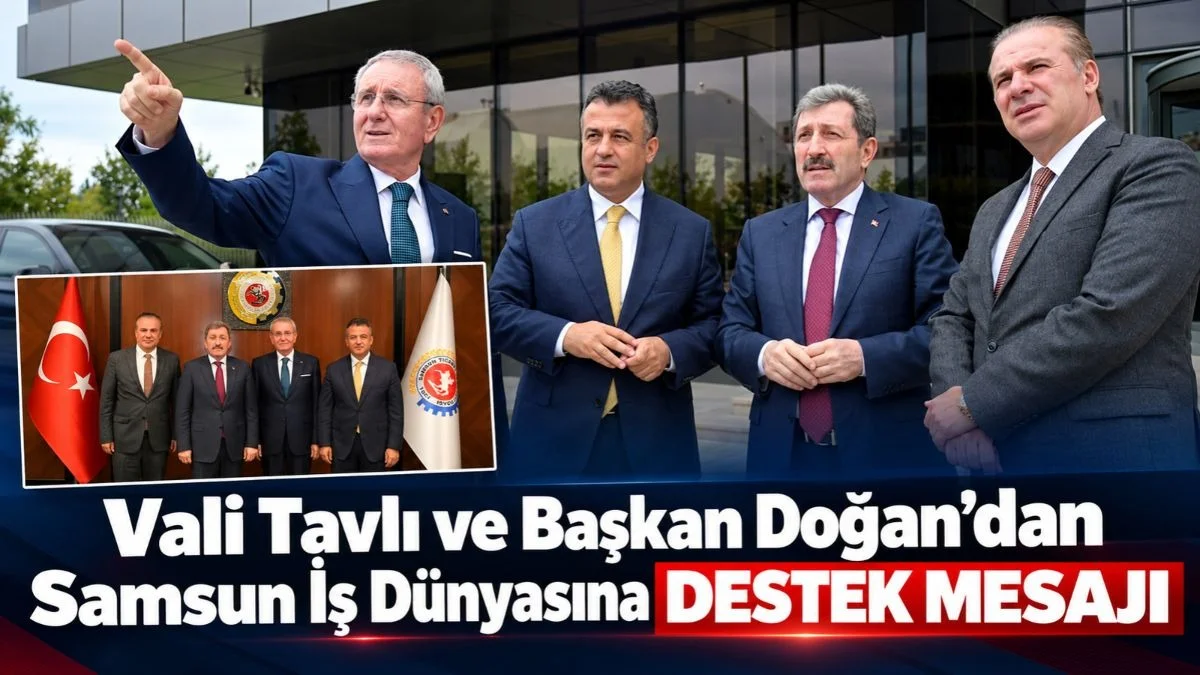 Samsun TSO’da Yeni Dönem Başladı: Murzioğlu ve Akyüz’e Tebrik Ziyareti