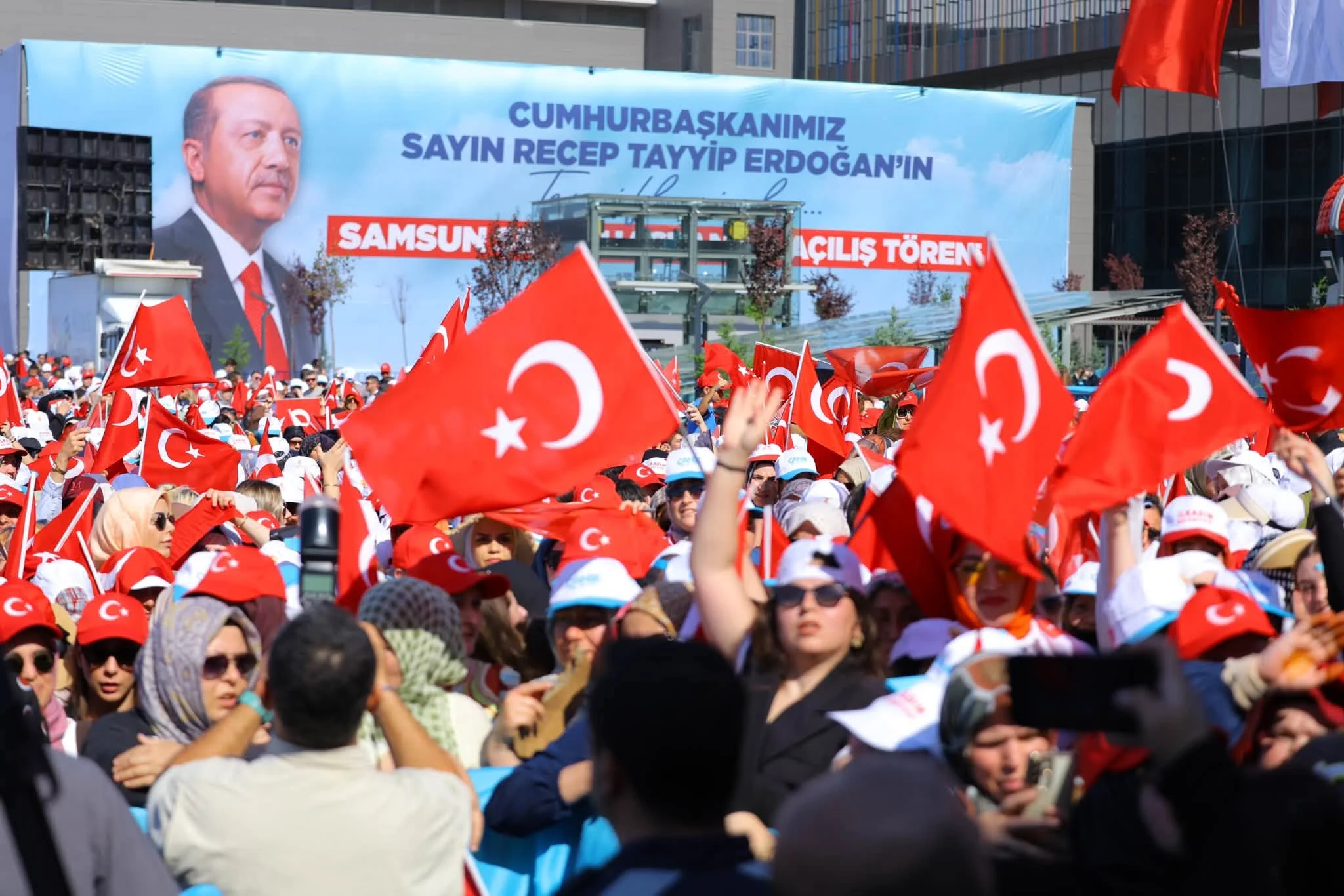 Samsun Şehir Hastanesi Cumhurbaşkanı Erdoğan'ın katılımıyla dualarla hizmete açıldı - Fotoğraf 2