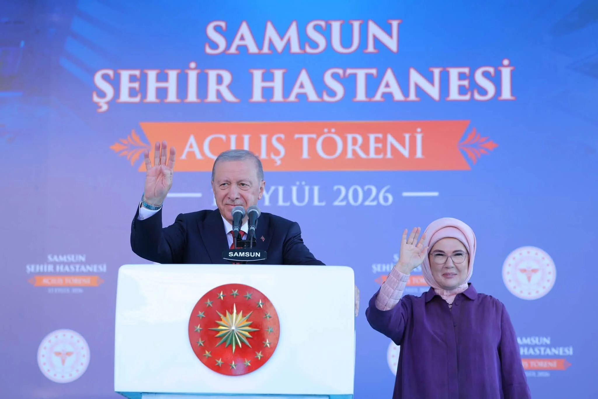 Samsun Şehir Hastanesi Cumhurbaşkanı Erdoğan'ın katılımıyla dualarla hizmete açıldı - Fotoğraf 7
