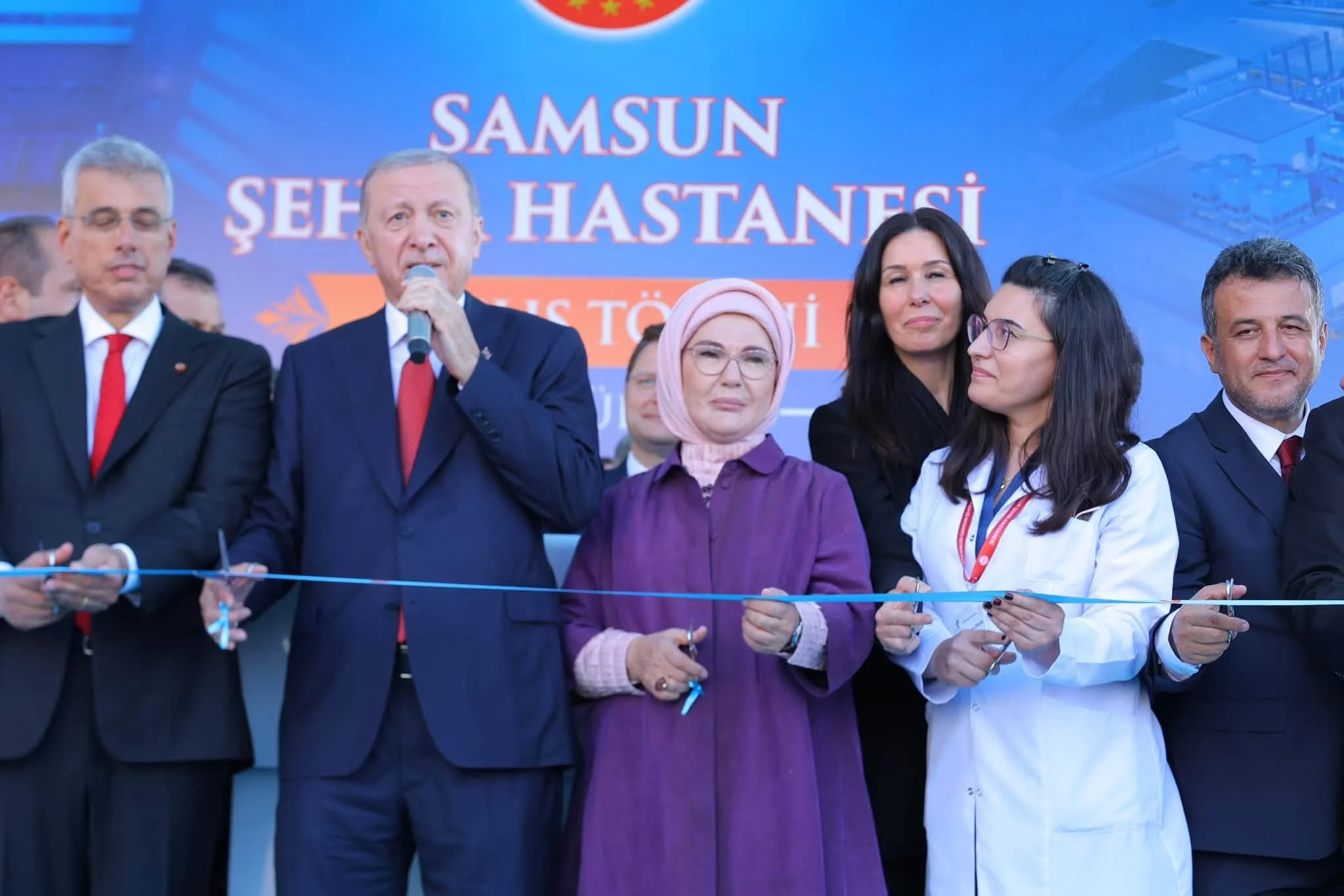 Samsun Şehir Hastanesi Cumhurbaşkanı Erdoğan'ın katılımıyla dualarla hizmete açıldı - Fotoğraf 4